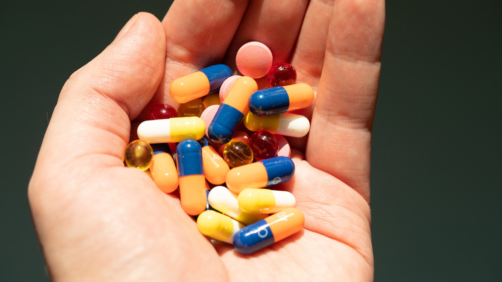 A handful of pills