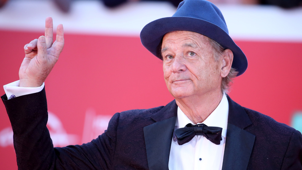 Bill Murray giving peace sign