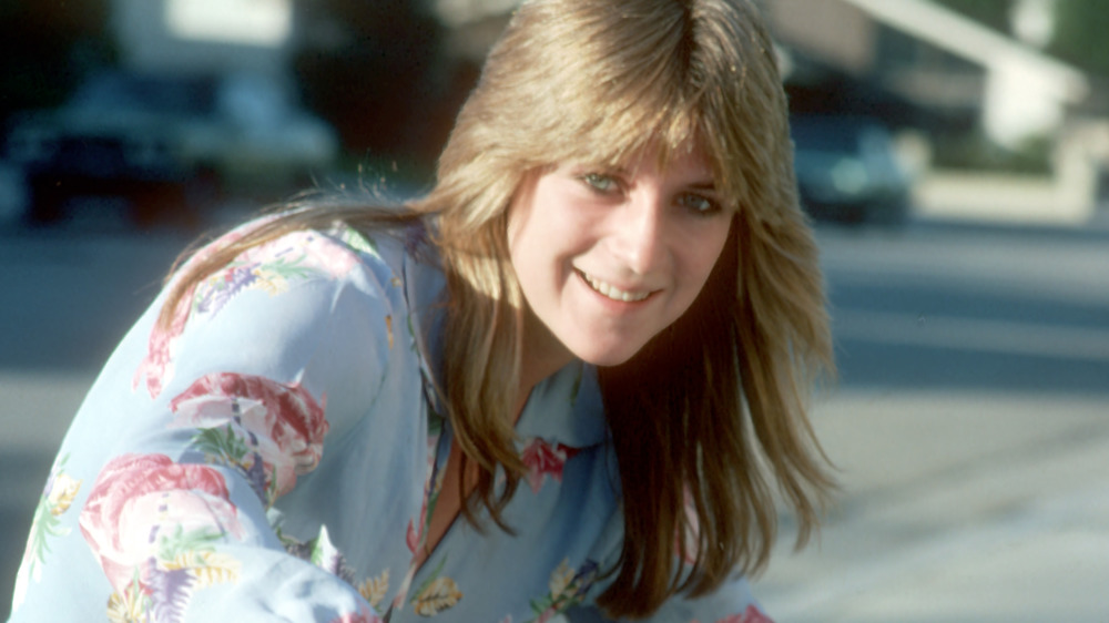 Sandy West smiling