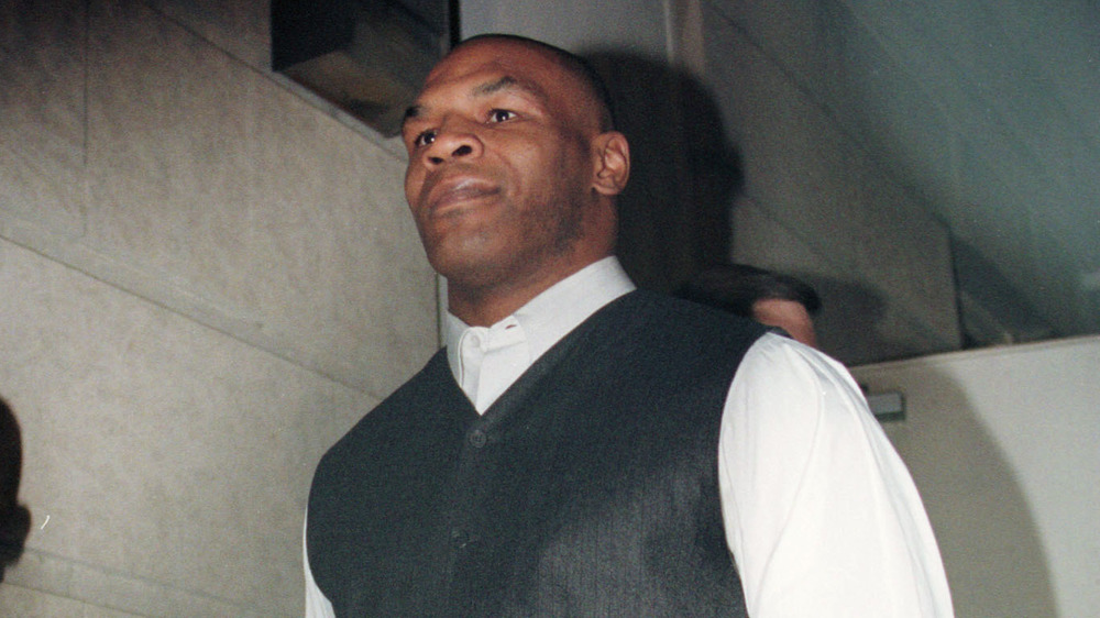 Mike Tyson smiling 