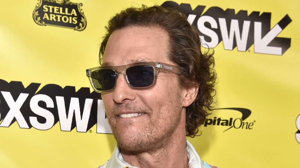 Matthew McConaughey wearing sunglasses