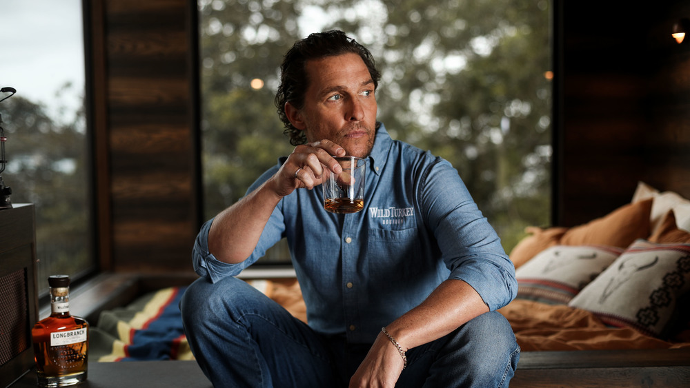 Matthew McConaughey drinking alcohol