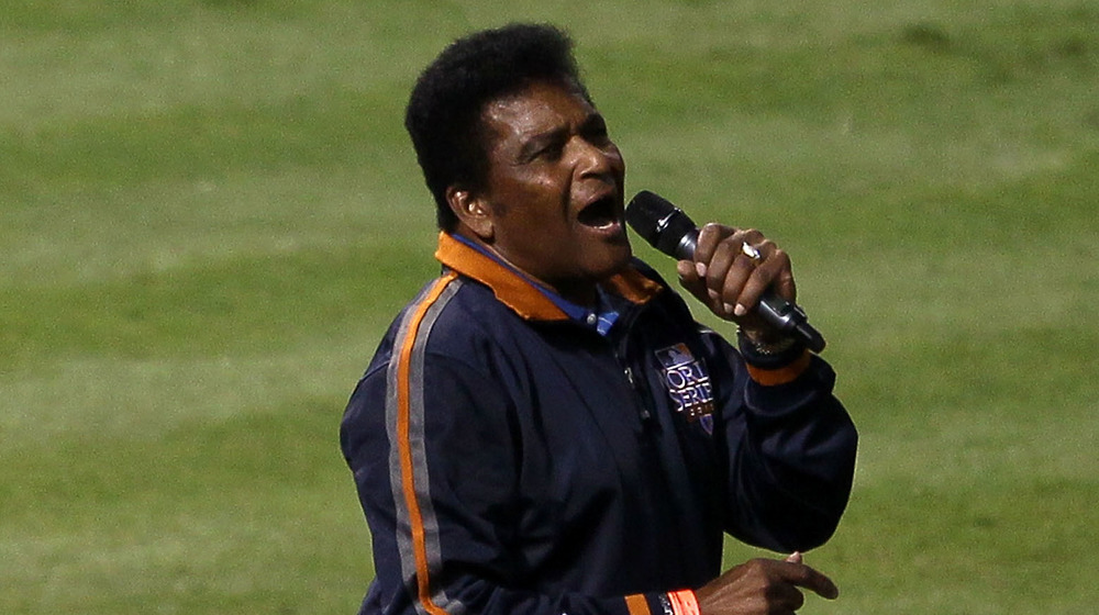 Charley Pride singing