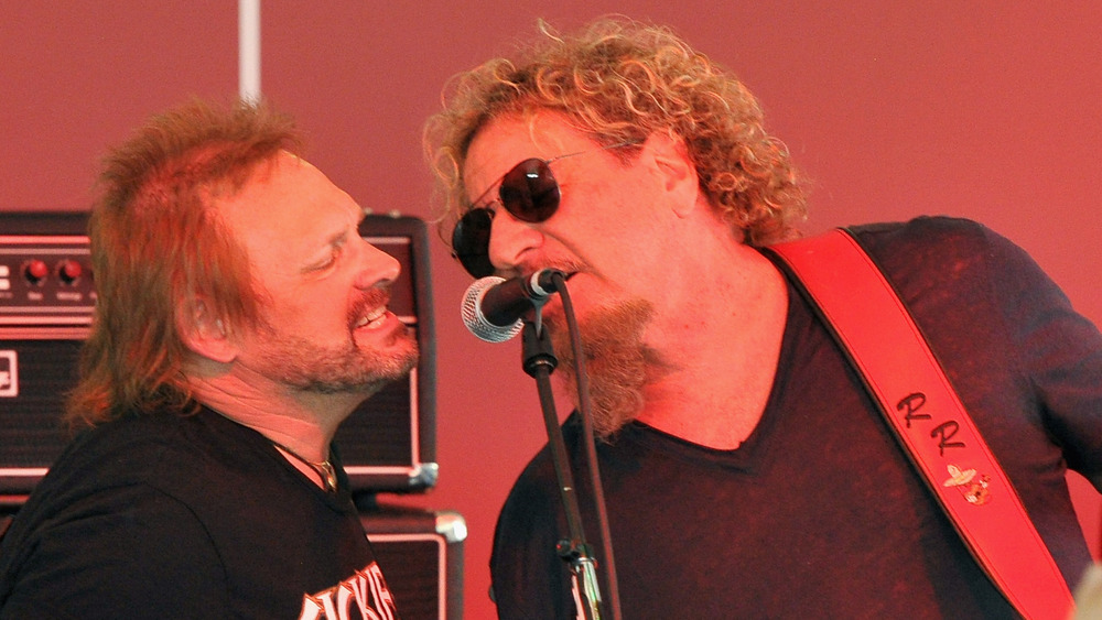 Michael Anthony and Sammy Hagar 