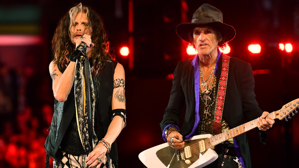 Steven Tyler and Joe Perry from Aerosmith