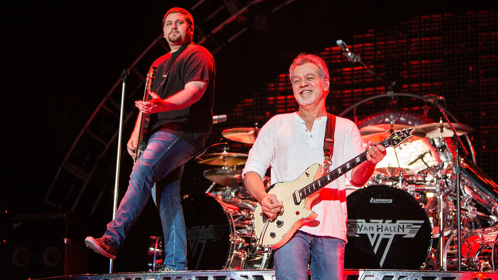 Wolfgang and Eddie Van Halen