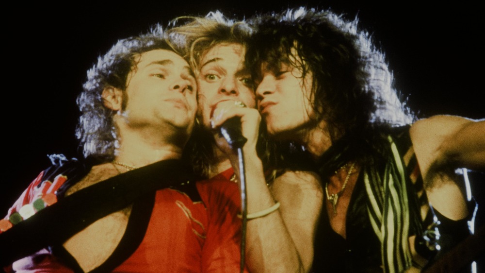 Michael Anthony, David Lee Roth, and Eddie Van Halen in 1979