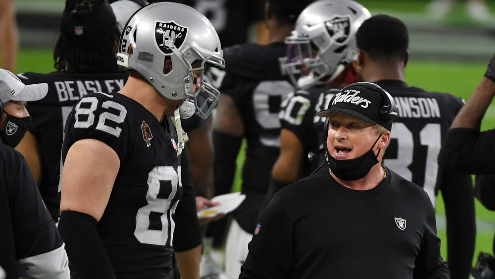 Raiders head coach Jon Gruden