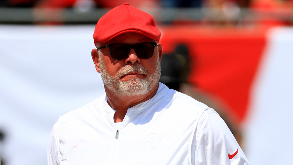 Bruce Arians in Kangol cap