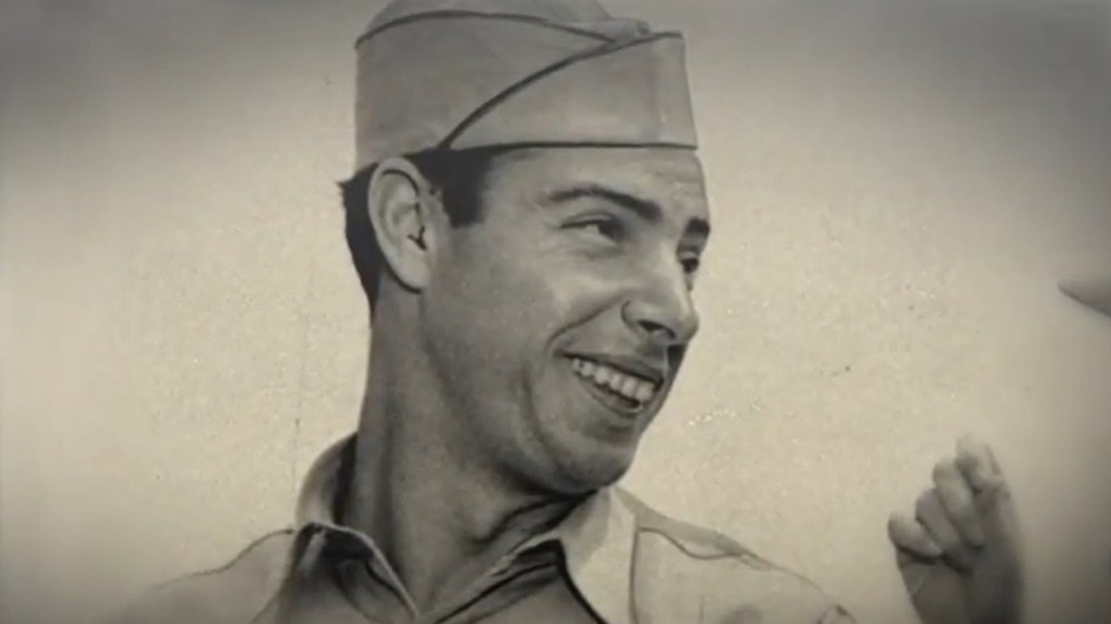 Joe DiMaggio in Army uniform