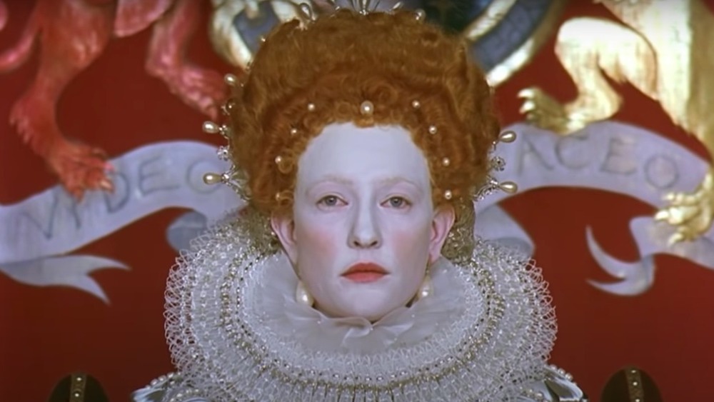 Elizabeth I wearing lead makeup