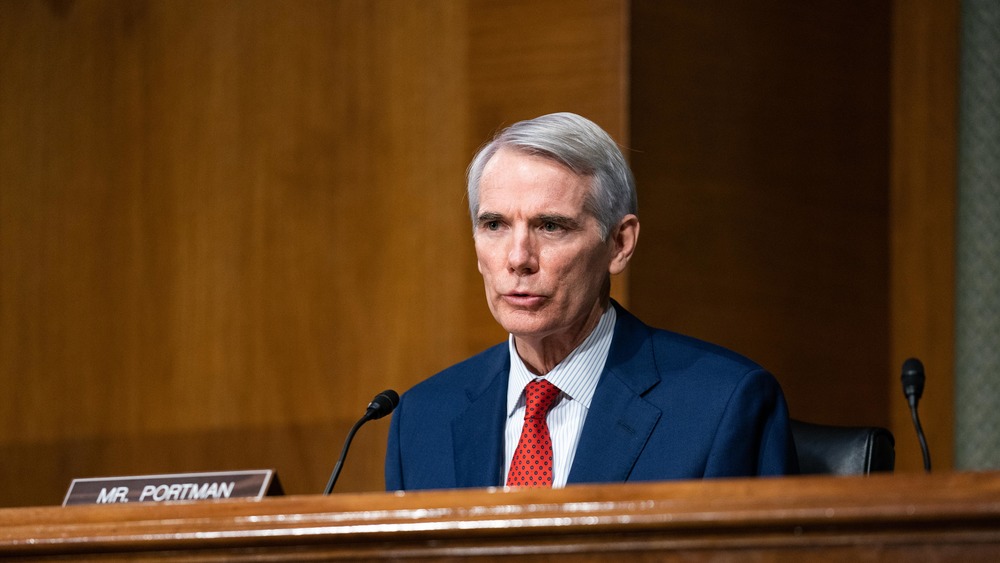 Rob Portman with mouth pursed 