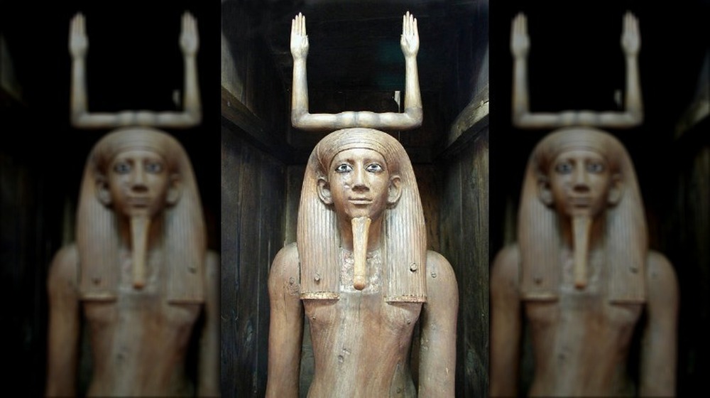 Ka statue of ancient Egyptian pharaoh Horawibra