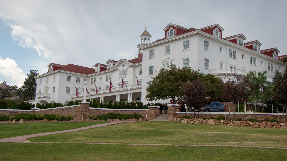 Side view of Stanley Hotel