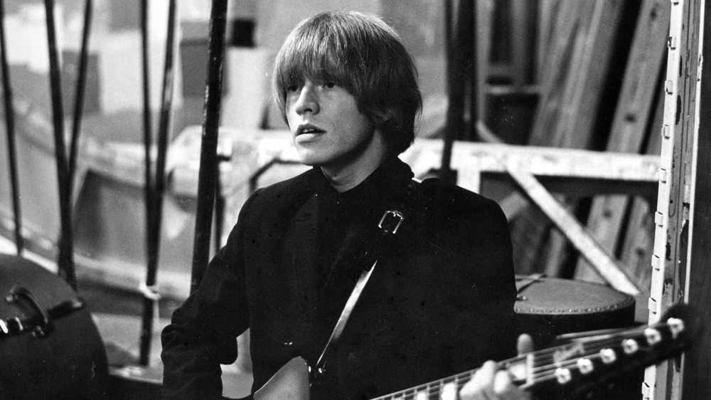 Brian Jones on stage