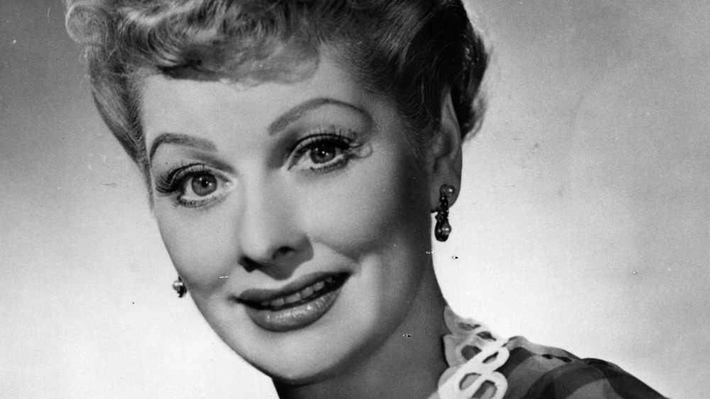 Publicity photo of Lucille Ball smiling 