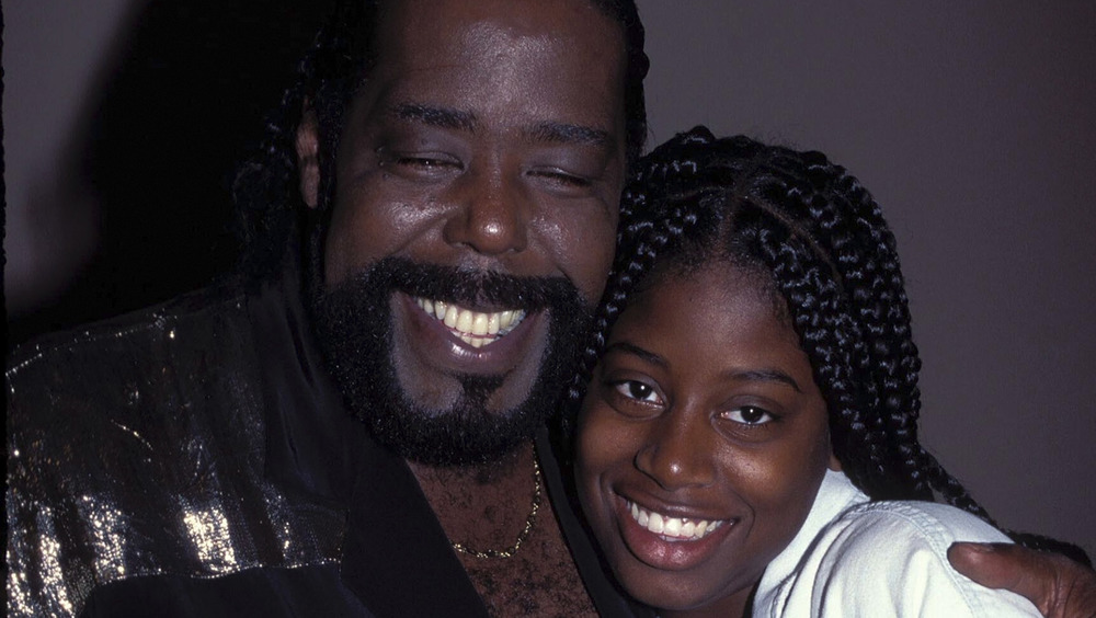 Barry White with his daughter