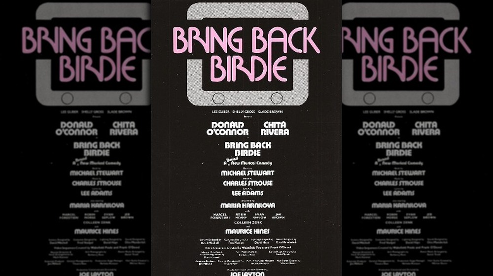 Bring Back Birdie poster with pink writing