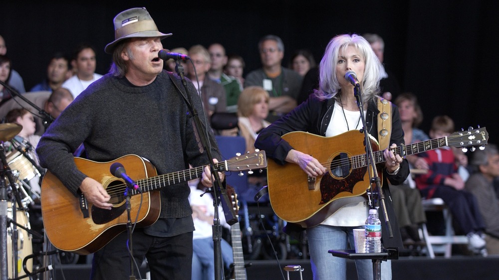 Neil Young and Emmylou Harris