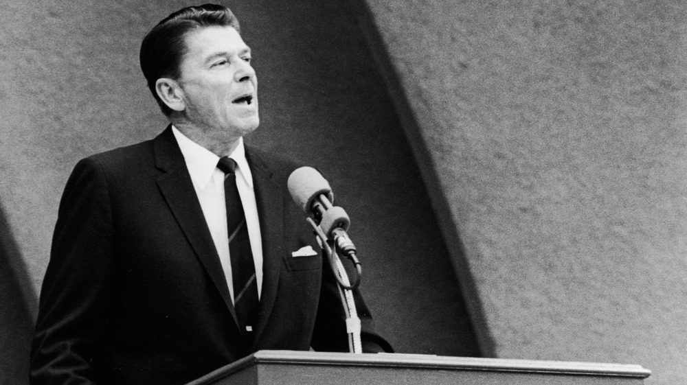 Ronald Reagan speaks