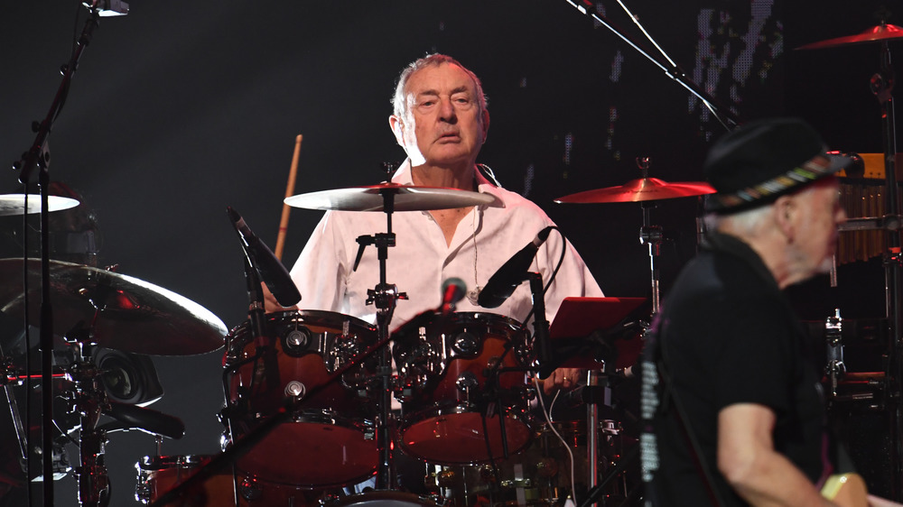 Nick Mason drumming