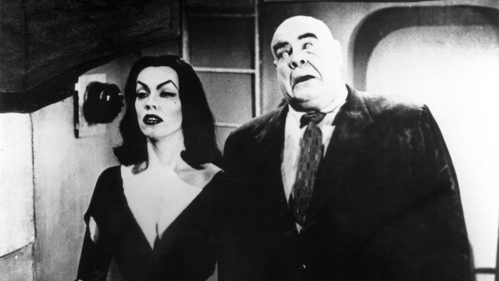 Vampira and Tor Johnson in Plan Nine from Outer Space