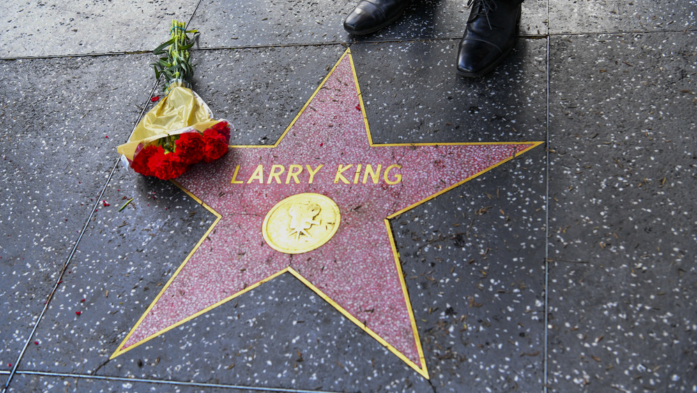 Larry King's star on the walk of fame