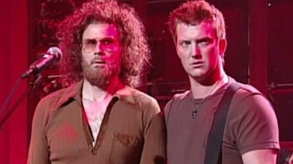 Will Ferrell and Josh Homme on SNL