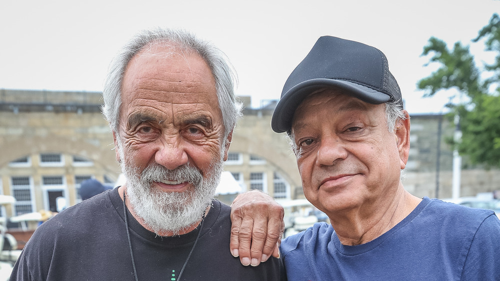 Tommy Chong alongside Cheech Marin