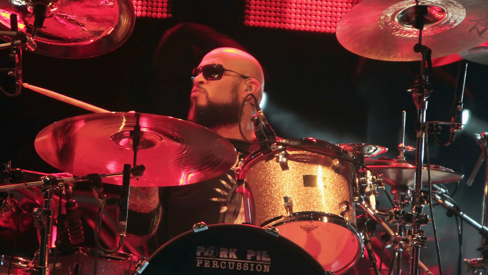 Bryan Mantia playing drums