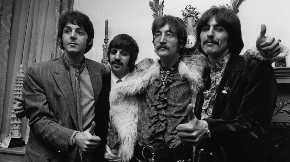 The Beatles Posing