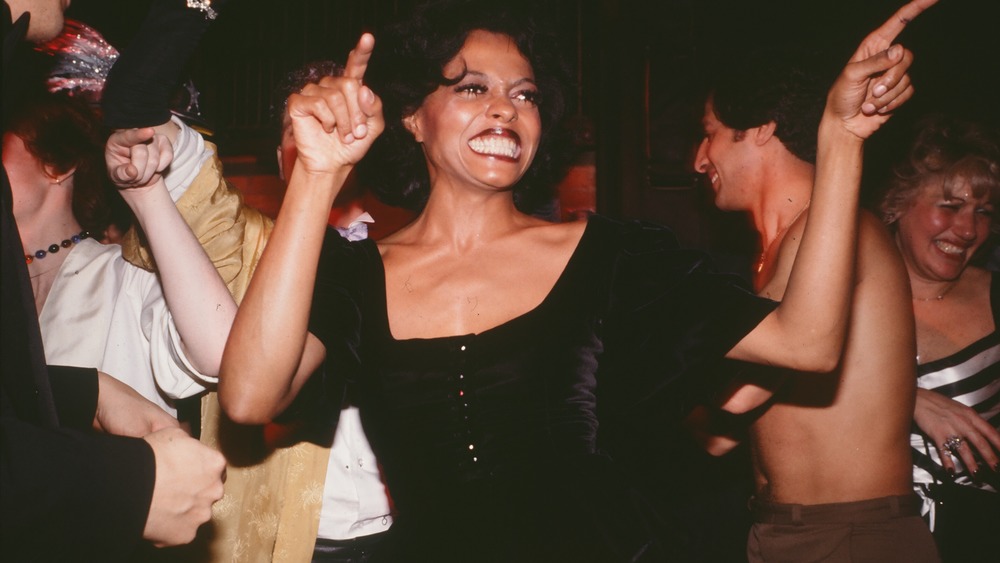Diana Ross dancing at Studio 54