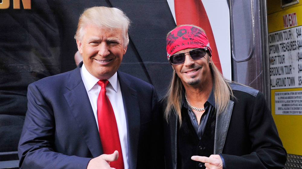 Bret Michaels and Donald Trump