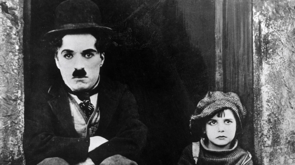 Charlie Chaplin and Jackie Coogan