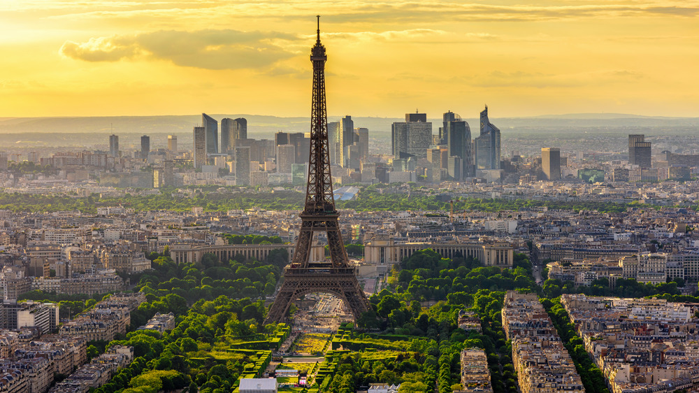 Eiffel Tower Paris Skyline