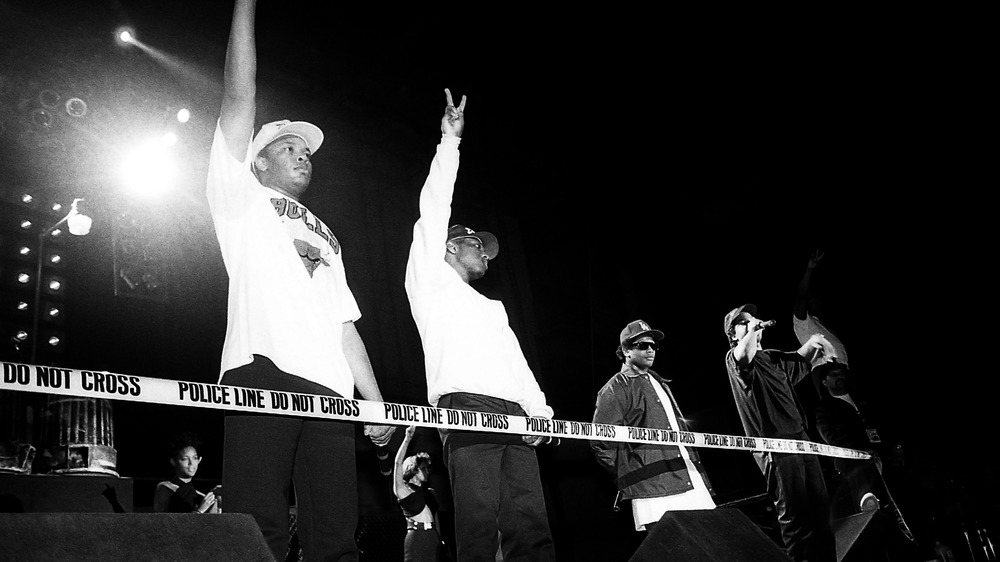 N.W.A performs