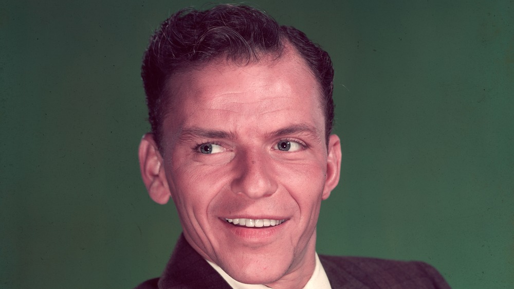 Frank Sinatra smiling