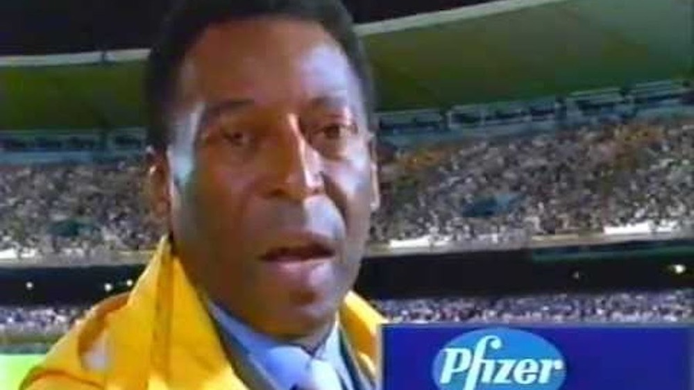 Pelé in Viagra ad