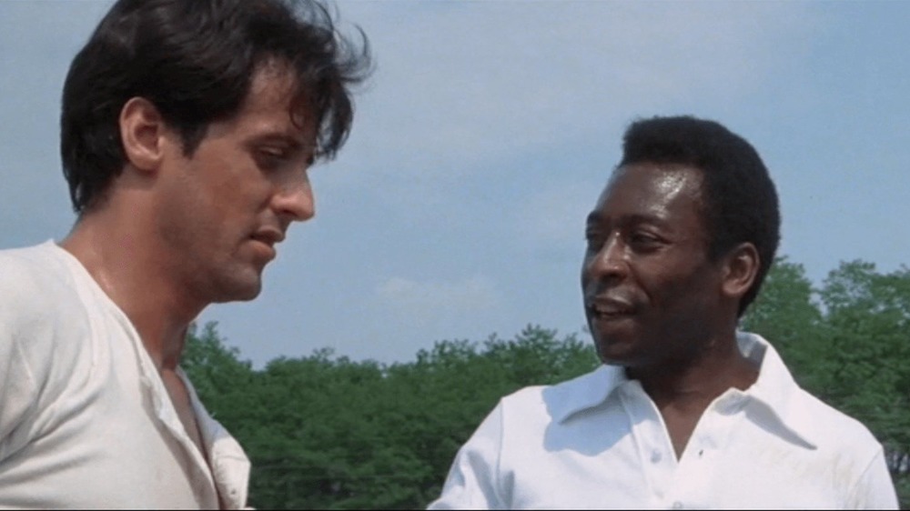 Pelé and Sylvester Stallone in Victory