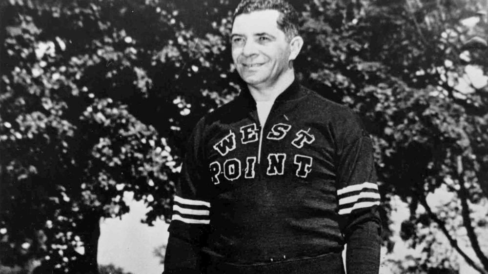 Vince Lombardi in West Point jacket
