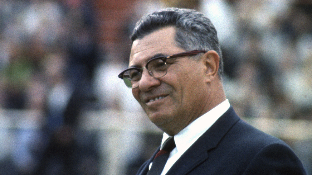 Vince Lombardi smiling 