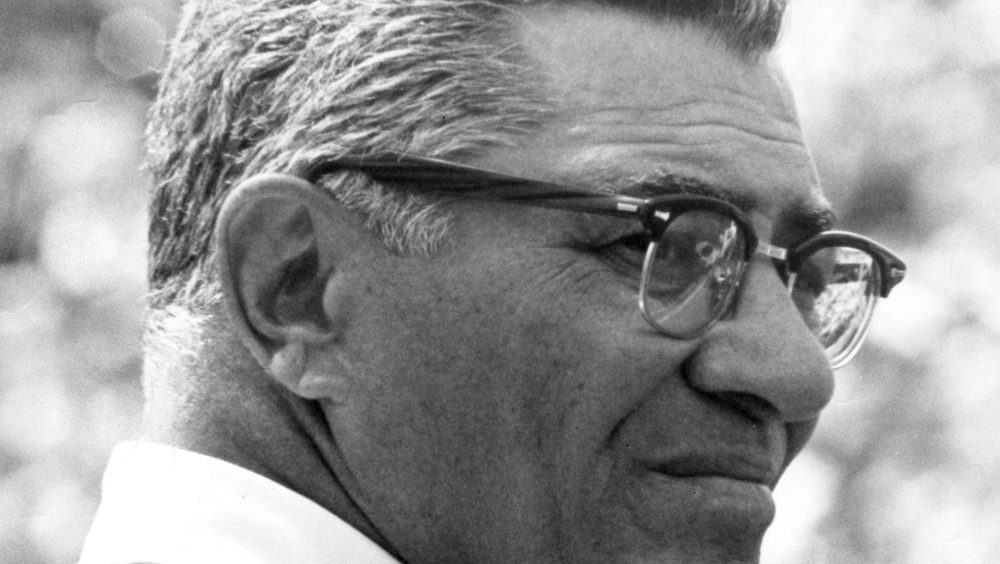 Vince Lombardi looking sideways