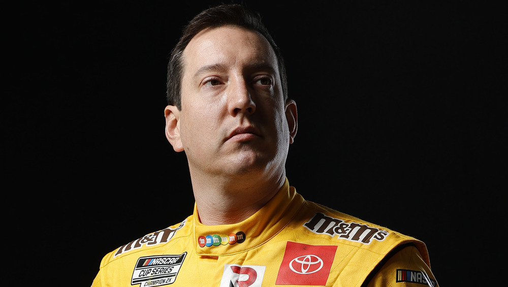 Kyle Busch looking serious, 2021