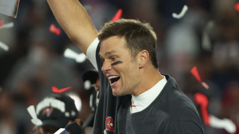 Tom Brady smiling