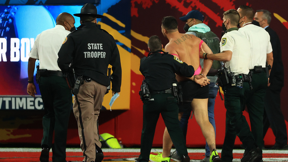 Super Bowl LV streaker arrested