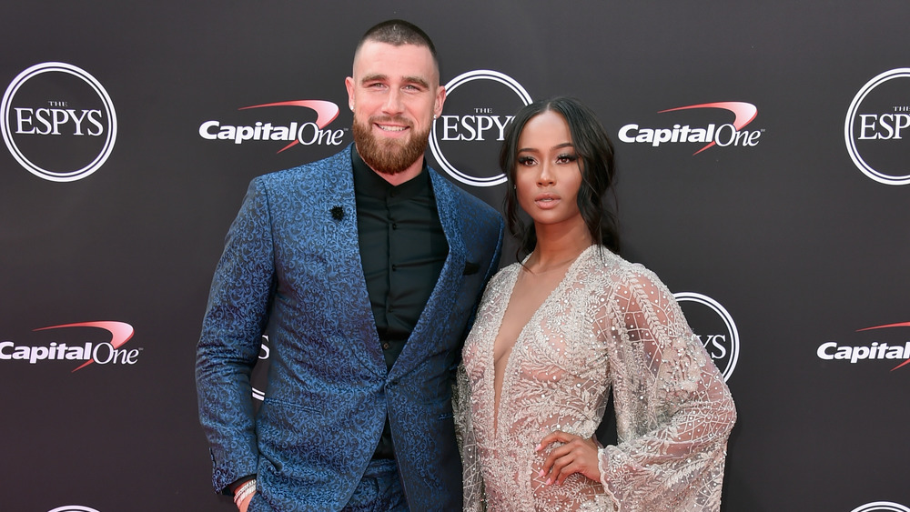 Kelce and girlfriend Kayla Nicole