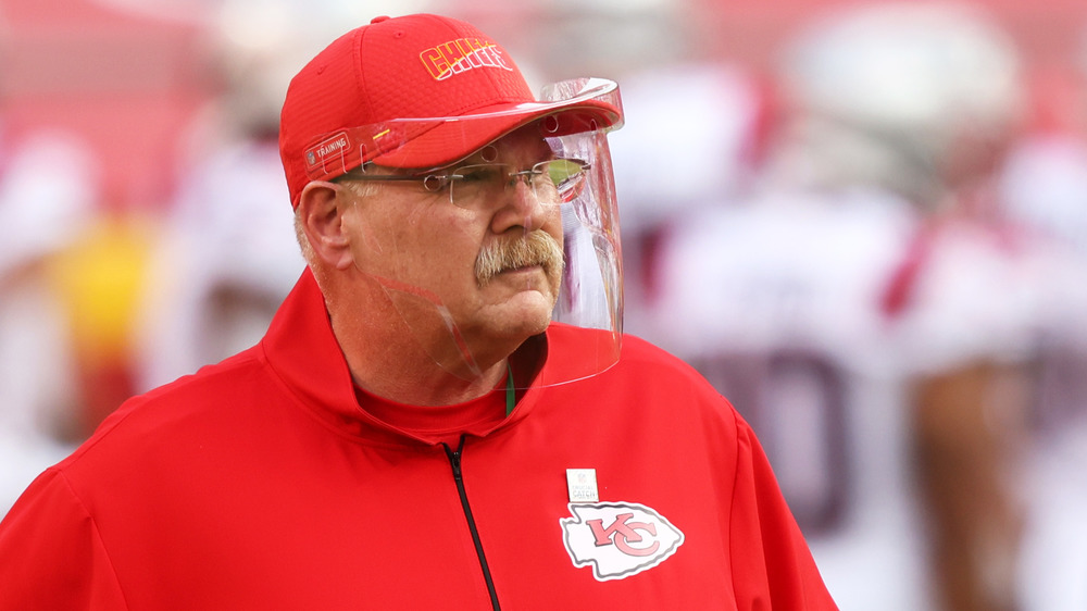 Andy Reid face mask