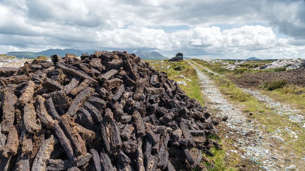 peat bog cutting turf ireland