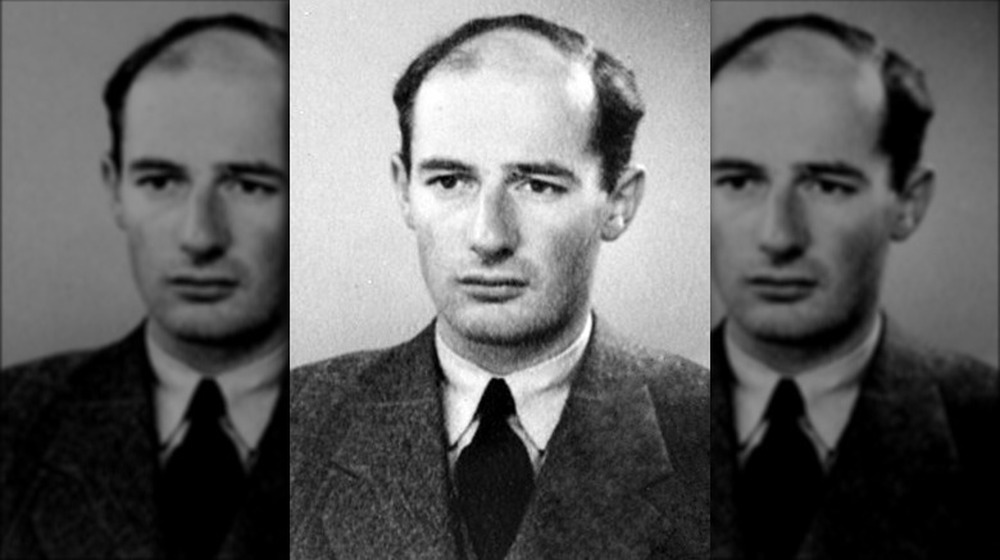 Passport photograph of Raoul Wallenberg