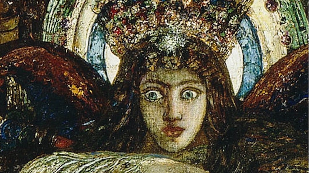painting of Hecate with wide eyes